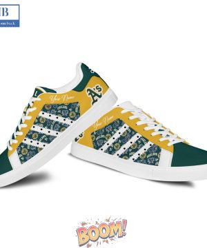 Athletics Team Logo Pattern Stan Smith Shoes