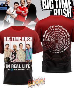 Big Time Rush In Real Life Worldwide 3D T-Shirt
