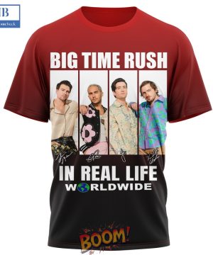 Big Time Rush In Real Life Worldwide 3D T-Shirt