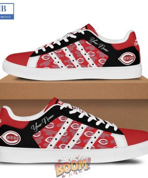 Cincinnati Reds Logo Pattern Stan Smith Shoes