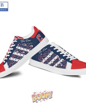 Cleveland Guardians Logo Pattern Stan Smith Shoes