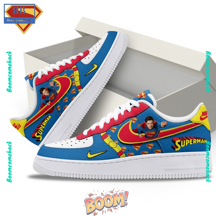 DC Comics Superman Custom Air Force 1 Shoes Best Deal On Boomcomeback