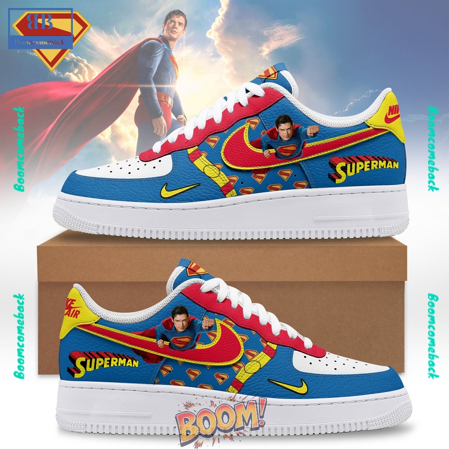 DC Comics Superman Custom Air Force 1 Shoes Best Deal On Boomcomeback