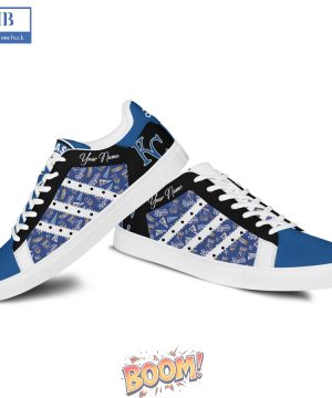 Kansas City Royals Logo Pattern Stan Smith Shoes