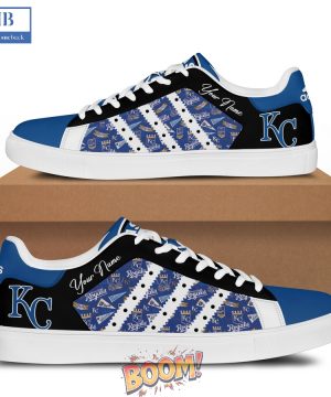 Kansas City Royals Logo Pattern Stan Smith Shoes