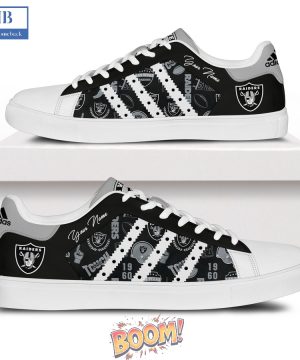 Las Vegas Raiders 2025 Custom Stan Smith Shoes