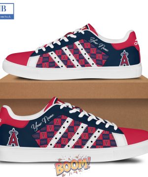 Los Angeles Angels Logo Pattern Stan Smith Shoes