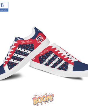 Minnesota Twins Logo Pattern Stan Smith Shoes