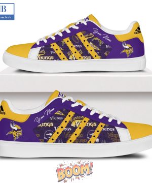 Minnesota Vikings 2025 Custom Stan Smith Shoes