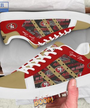 San Francisco 49ers 2025 Custom Stan Smith Shoes