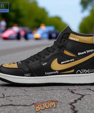 The Black Ver F1 The Movie Air Jordan High Top Shoes
