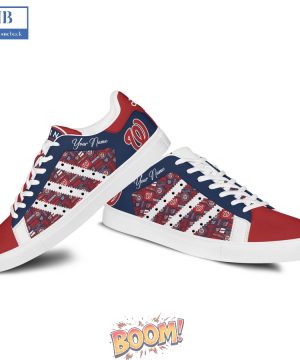 Washington Nationals Logo Pattern Stan Smith Shoes